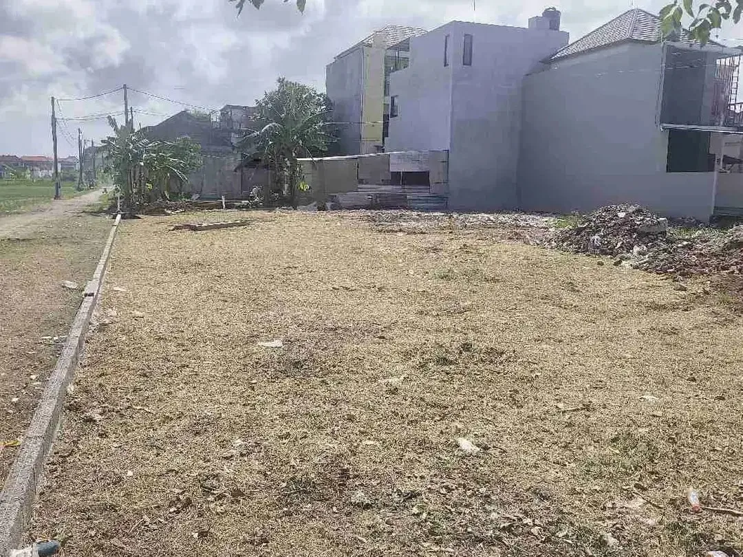 Jual Tanah 162meter ( Tinggal 1 kavling) Lokasi Jl Pura Demak, Denpasar, area Strategis & Tidak Banjir Hadap Selatan & Zona Kuning View Sawah.od - Image 5 of 8