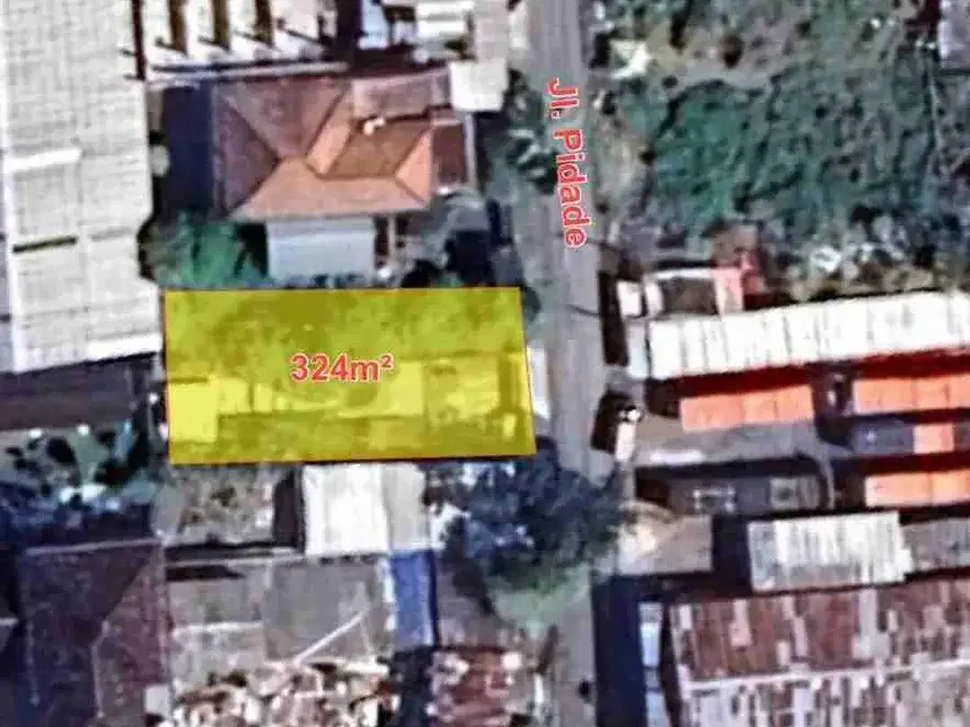 Jual Tanah Luas 324m² Jl Pidada Dekat jalan Utama Cargo Denpasar area Strategis untuk Usaha atau Hunian. ir - Image 2 of 6