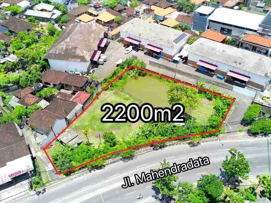 Lahan Komersial Super Strategis Mahendradatta Denpasar Barat - Image 1 of 7