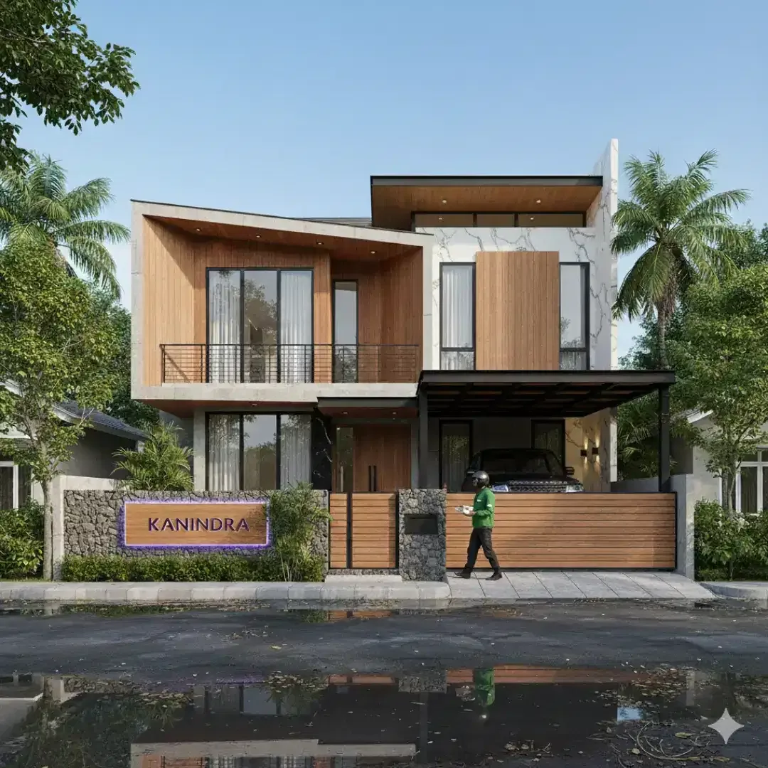 Taman exterior facade - jasa bangun arsitek - Image 2 of 4