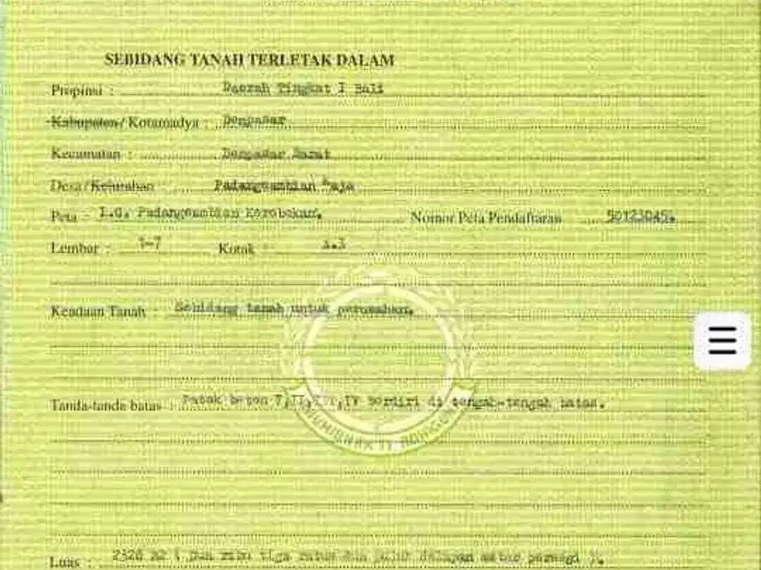 For Sale Tanah Premium 2328M2 Raya Utama Bajataki Gatsu Barat Jl10mtr - Image 5 of 5