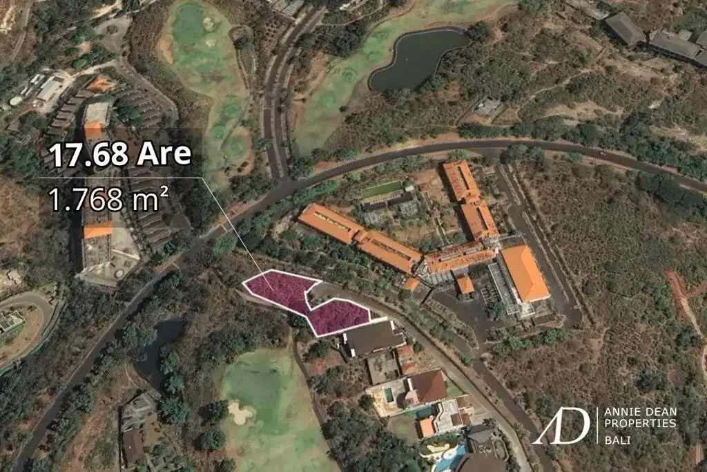 FREEHOLD LAND IN PECATU GOLF ESTATE | ELEVATED POSITION WITH DEVELOPMENT POTENTIAL - Image 1 of 4