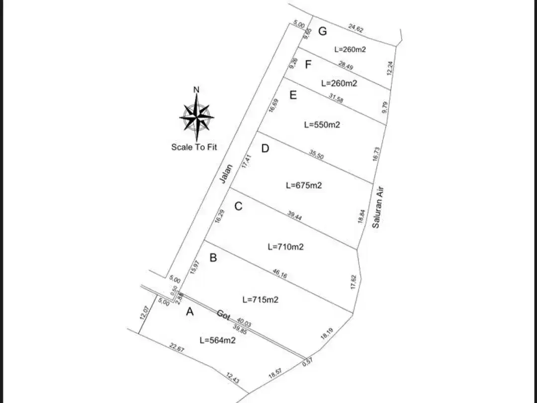 Premium Land  River Side in Beraban Tabanan - Image 7 of 7