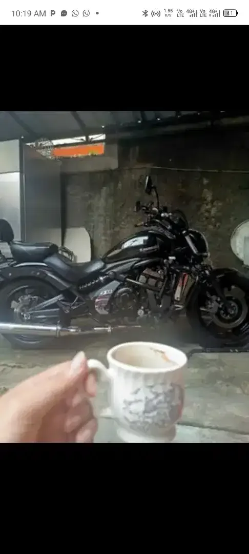 Kawasaki Vulcan S 650 black ABS SE Good condition - Image 3 of 6