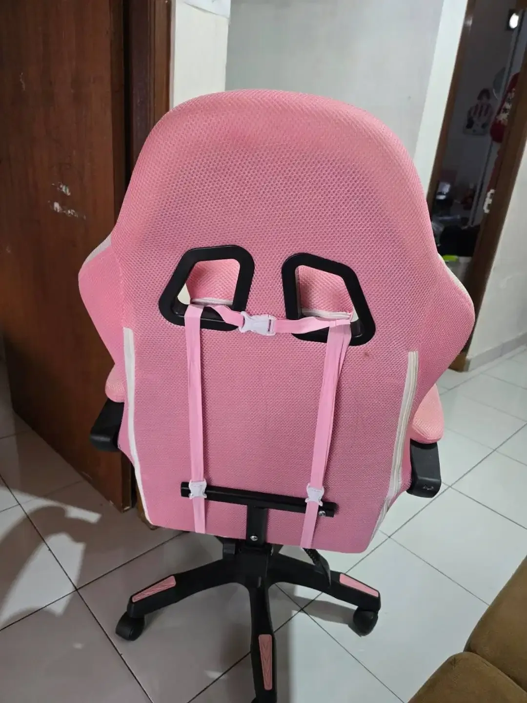Kursi Kerja Kantor JF Gaming Putar Jaring Chair Arm Rest Kondisi BAGUS - Image 3 of 5