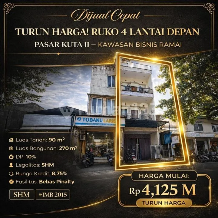 Ruko Strategis di Pusat Keramaian Kuta Badung - Image 1 of 4