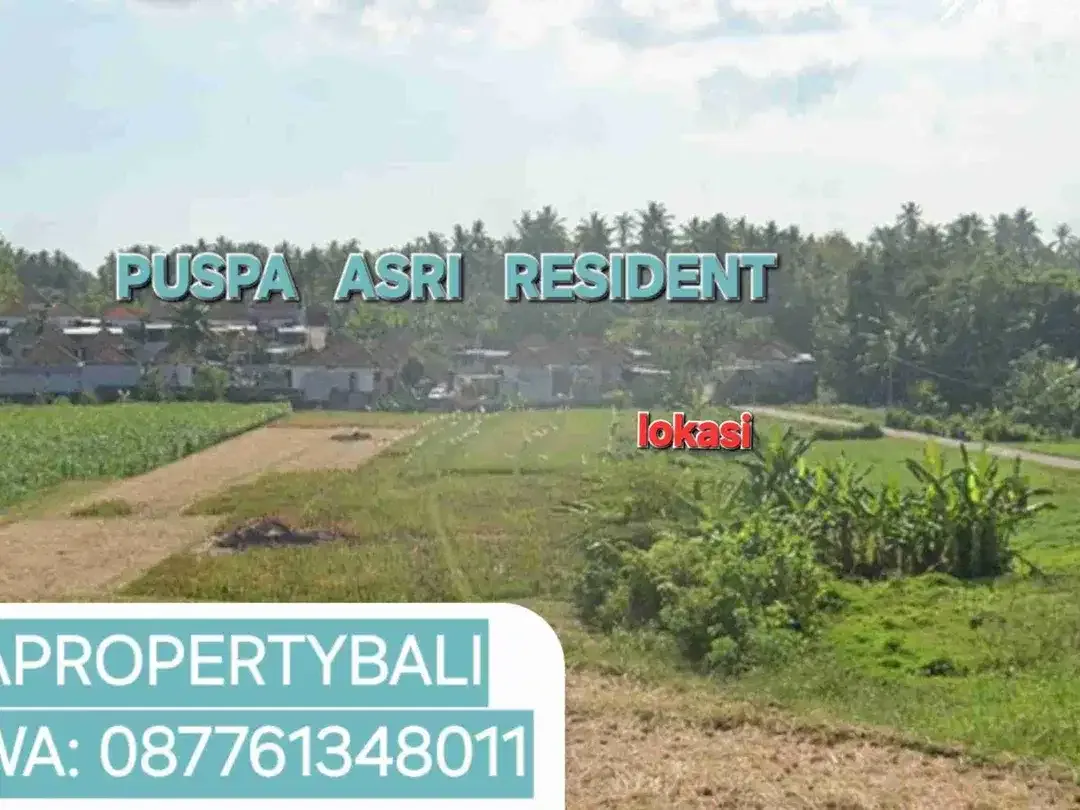 Jual Tanah 1,67are VIEW SAWAH, ITR perumahan di Puspa Asri Residence, Selemadeg Tabanan Bali - Image 10 of 10
