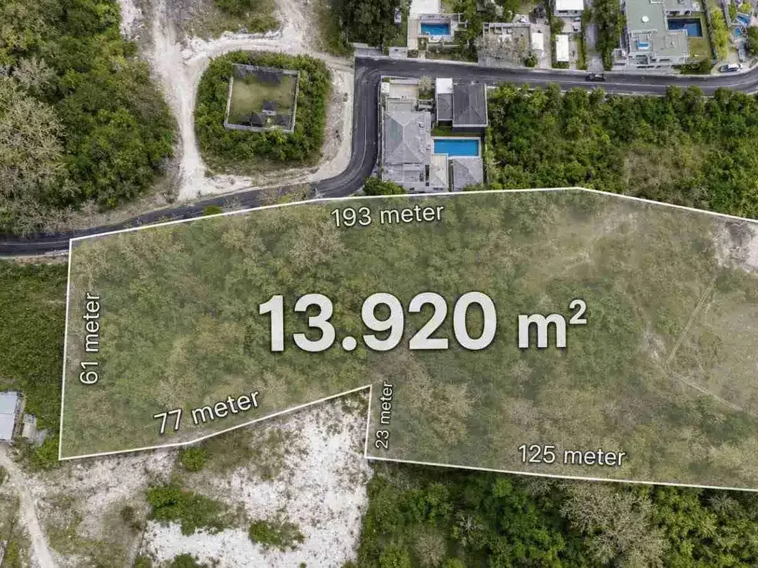 jual tanah 139,2 are ungasan dekat gwk - Image 9 of 10