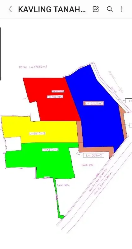 Dijual Tanah 1,2ha di pinggir Jln raya Bay Pas IB  Mantra ketewel Bali - Image 6 of 10