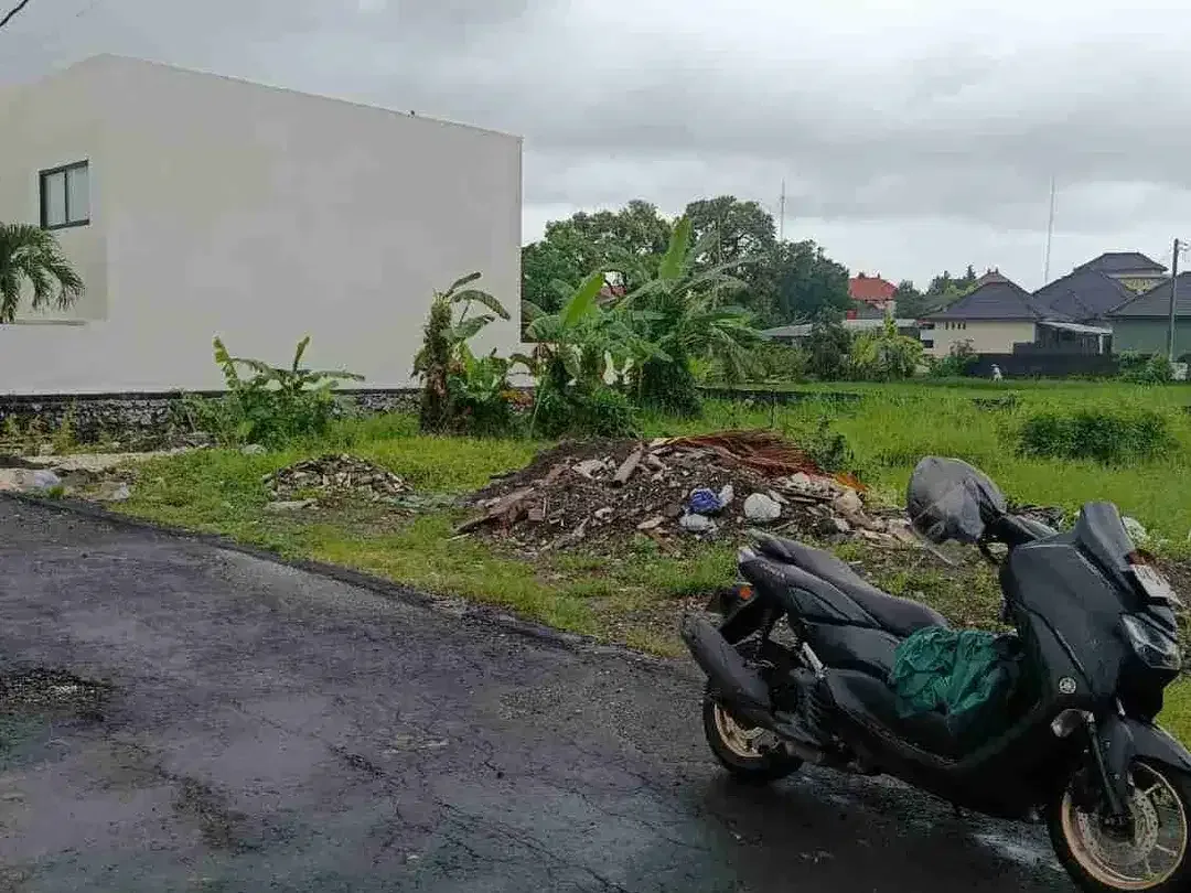 TANAH BUDUK PERBATASAN DENGAN CANGGU LINGKUNGAN VILLA AREA VIEW SAWAH - Image 3 of 7