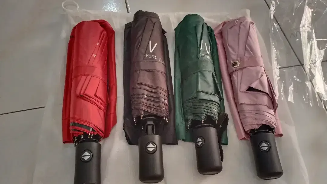 Payung Buka Tutup Lipat Otomatis Anti UV Bahan Kuat kokoh Banyak Warna - Image 5 of 9