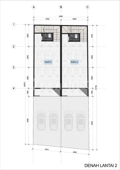 Ruko Baru Dijual di Kebo Iwa Denpasar | Siap Investasi - Image 3 of 4