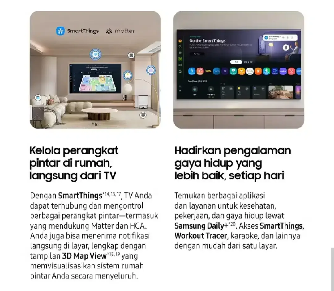 Samsung 43 Smart TV Crystal UHD 4K Netflix Digital Garansi BARU - Image 3 of 6