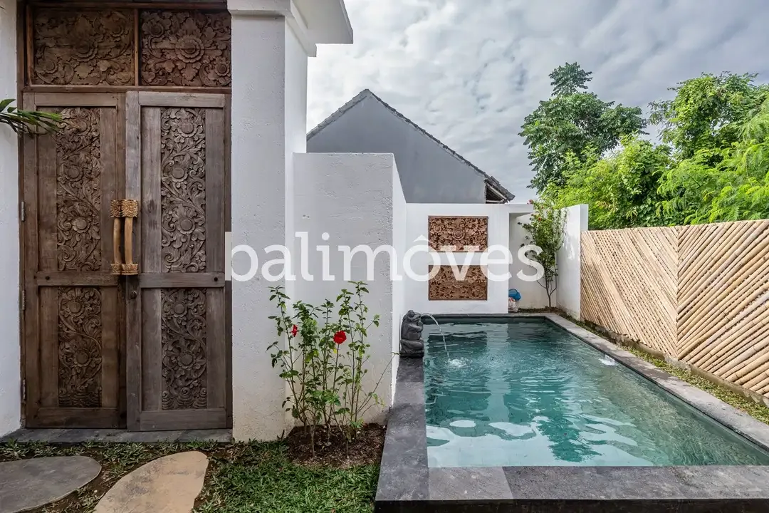 Vila Satu Kamar Tidur Bergaya Joglo dengan Pemandangan Sawah di Renon - Image 9 of 10
