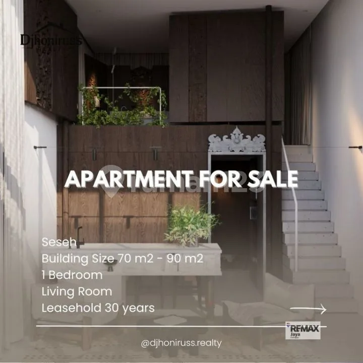 Studio-Type Apartment For 30-Year Leasehold In Seseh, Badung Area - Image 3 of 4