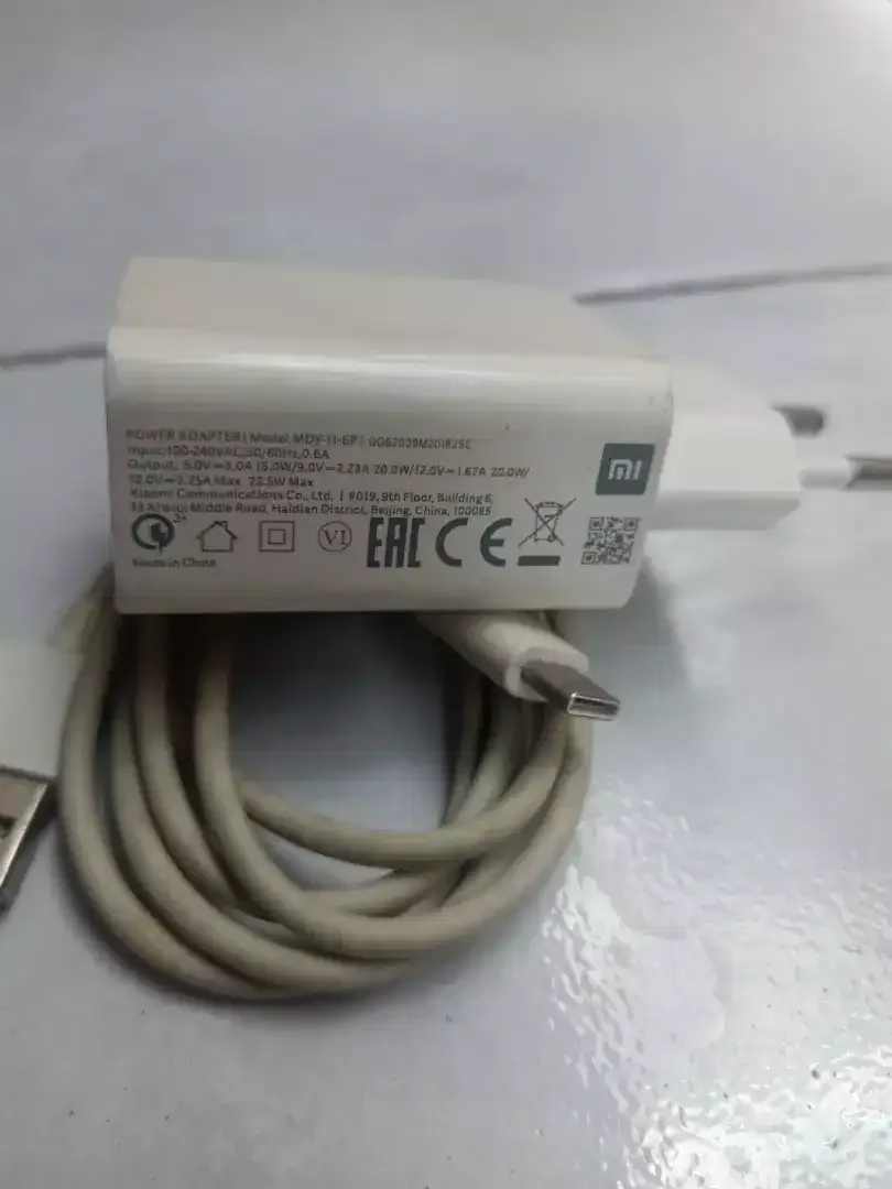 CHARGER REDMI NOTE 9 | 9T | POCO M3 | M3 PRO ORI BAWAAN HP TIPE C - Image 1 of 2